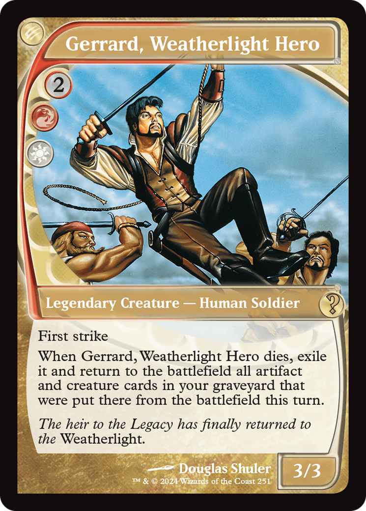 Gerrard, Weatherlight Hero (Future Sight) [Mystery Booster 2] | Chromatic Games