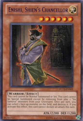 Enishi, Shien's Chancellor (Purple) [DL12-EN009] Rare | Chromatic Games