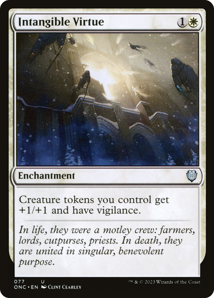 Intangible Virtue [Phyrexia: All Will Be One Commander] | Chromatic Games