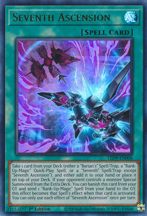 Seventh Ascension [LED9-EN006] Ultra Rare | Chromatic Games
