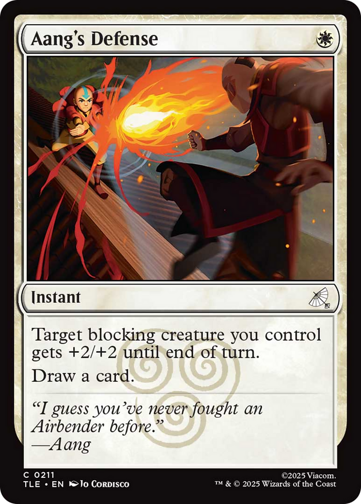 Aang's Defense [Avatar: The Last Airbender: Eternal-Legal] | Chromatic Games