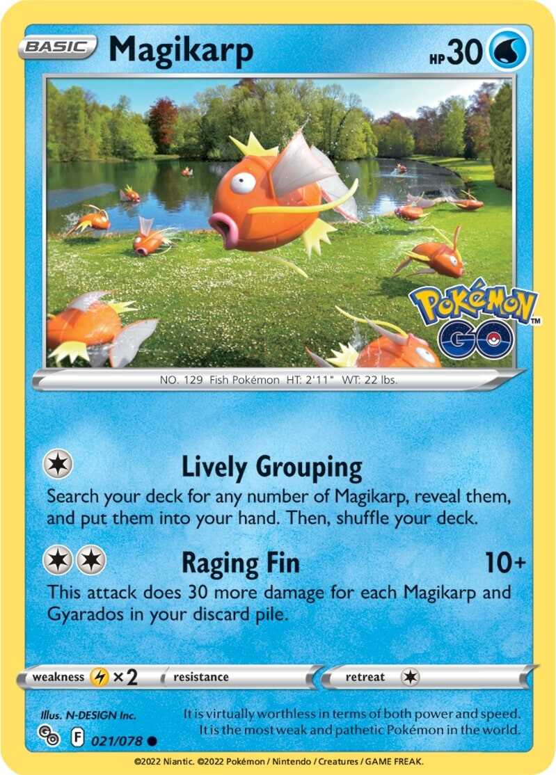 Magikarp (021/078) [Pokémon GO] | Chromatic Games
