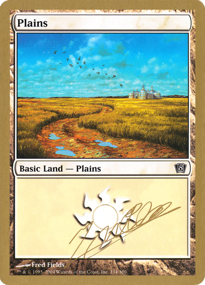 Plains (jn334) (Julien Nuijten) [World Championship Decks 2004] | Chromatic Games