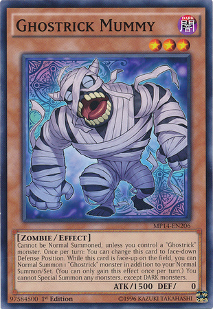 Ghostrick Mummy [MP14-EN206] Common | Chromatic Games