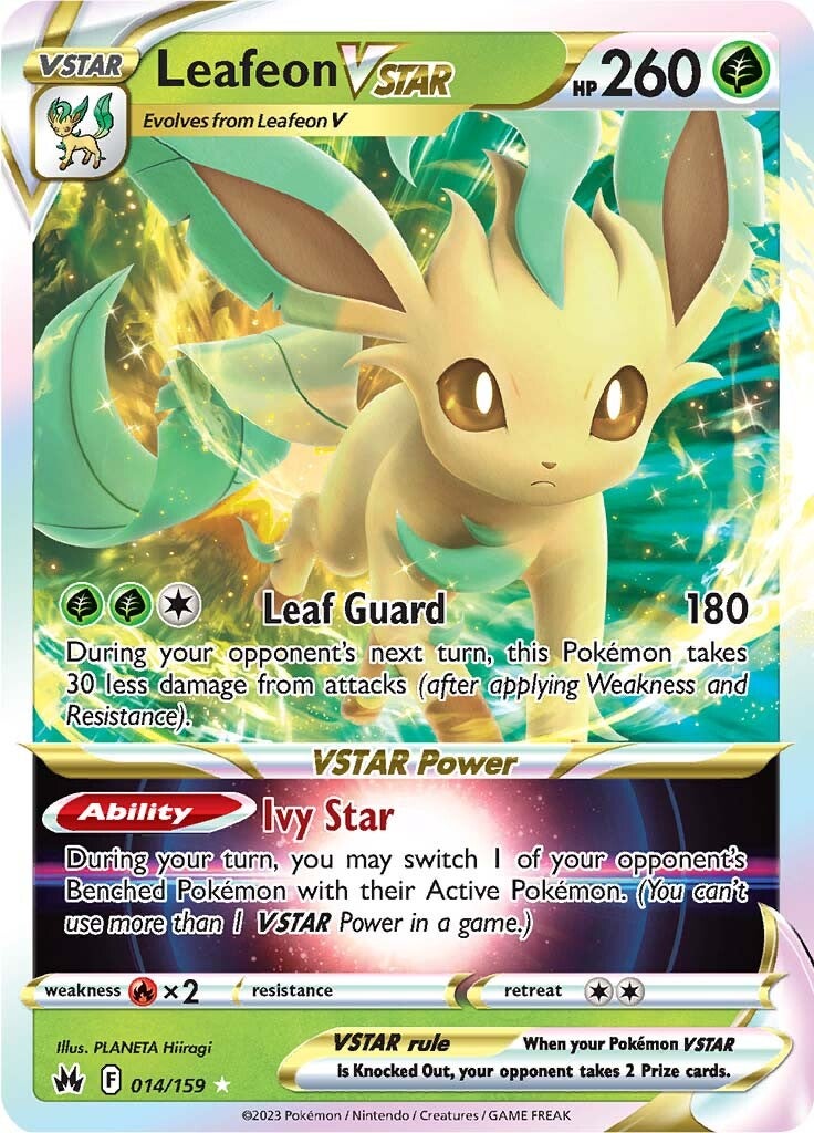 Leafeon VSTAR (014/159) [Sword & Shield: Crown Zenith] | Chromatic Games