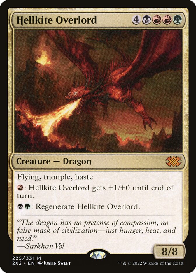 Hellkite Overlord 225 (Double Masters 2022)  | Chromatic Games