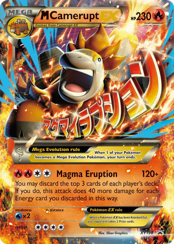 M Camerupt EX (XY198) [XY: Black Star Promos] | Chromatic Games