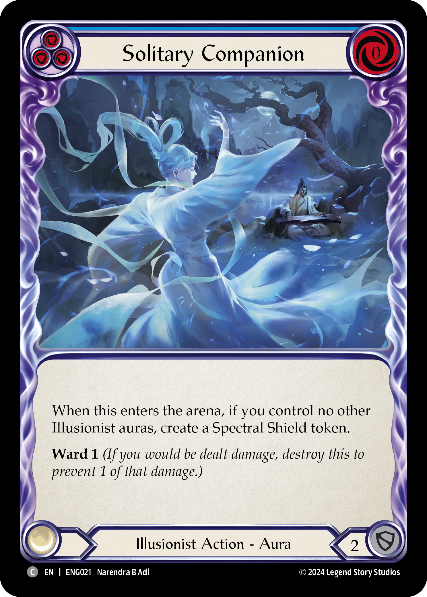 Solitary Companion [ENG021] (Part the Mistveil Enigma Blitz Deck) | Chromatic Games