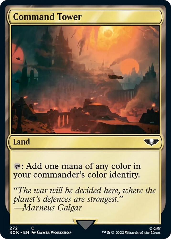 Command Tower 272 (Universes Beyond: Warhammer 40,000)  | Chromatic Games