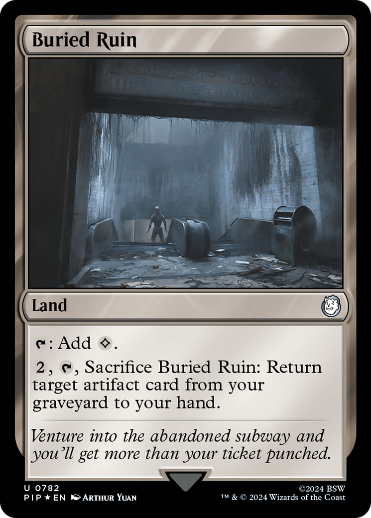 Buried Ruin (Surge Foil) [Fallout] | Chromatic Games