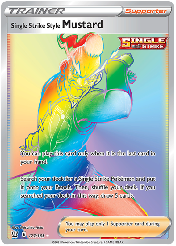 Single Strike Style Mustard (177/163) [Sword & Shield: Battle Styles] | Chromatic Games