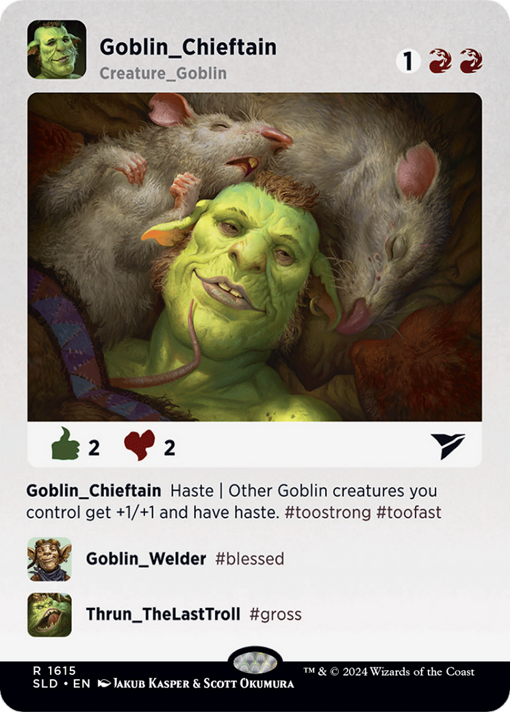 Goblin Chieftain [Secret Lair Drop Series] | Chromatic Games