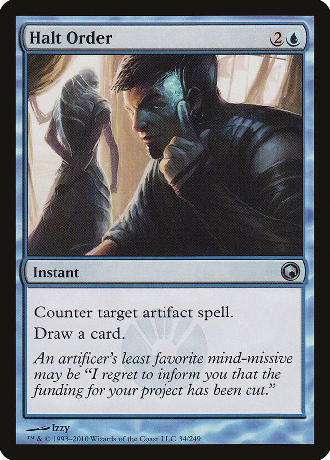 Halt Order 34 (Scars of Mirrodin)  | Chromatic Games