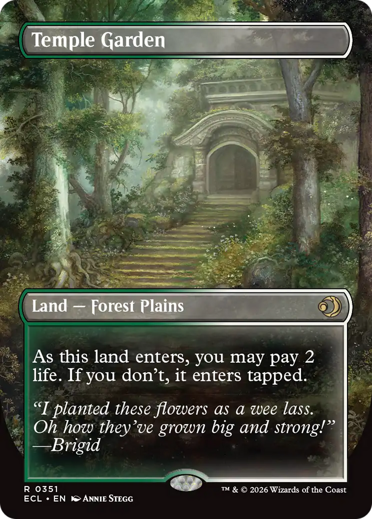 Temple Garden (Borderless) [Lorwyn Eclipsed] | Chromatic Games
