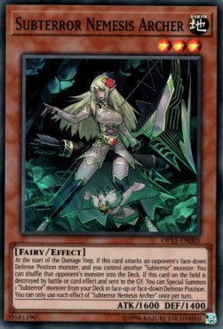 Subterror Nemesis Archer [OP11-EN005] Super Rare | Chromatic Games
