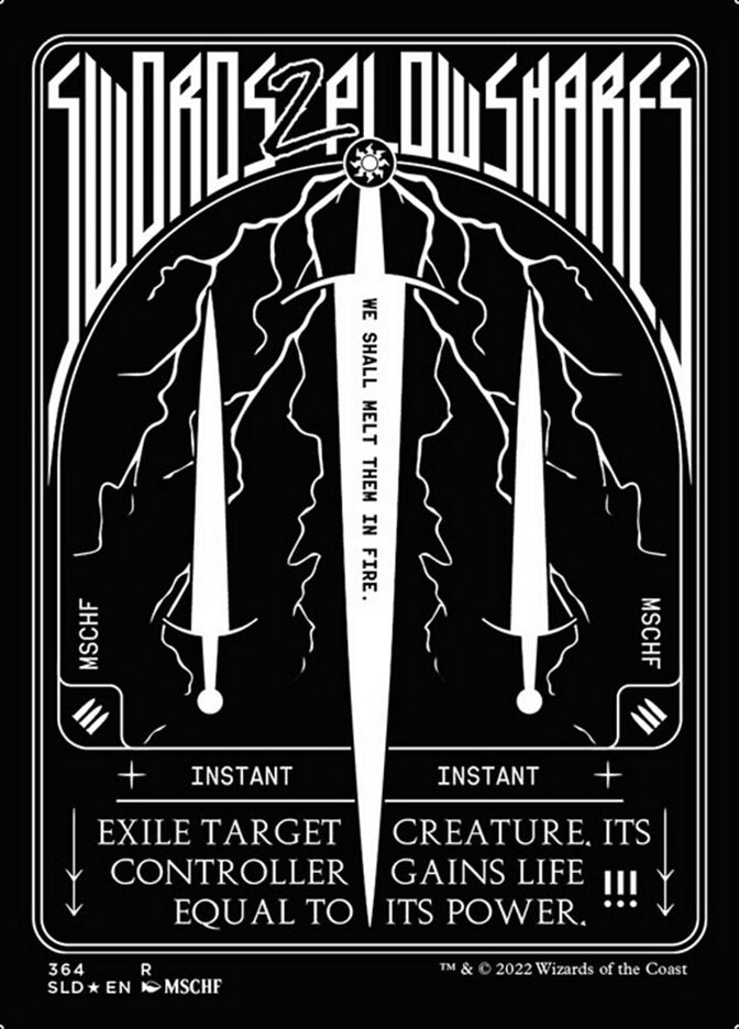 Swords to Plowshares (364) (Foil Etched) [Secret Lair Drop Series] | Chromatic Games