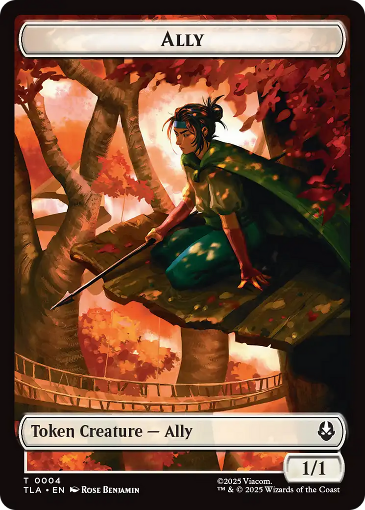 Ally (0004) // Spirit Double-Sided Token [Avatar: The Last Airbender Tokens] | Chromatic Games