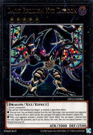 Dark Requiem Xyz Dragon [OP15-EN002] Ultimate Rare | Chromatic Games