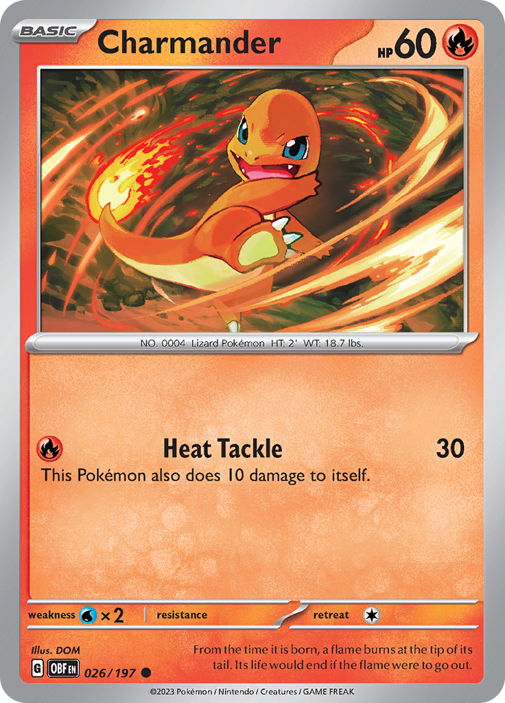 Charmander (026/197) [Scarlet & Violet: Obsidian Flames] | Chromatic Games