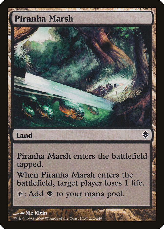 Piranha Marsh 222/249 (Zendikar)  | Chromatic Games
