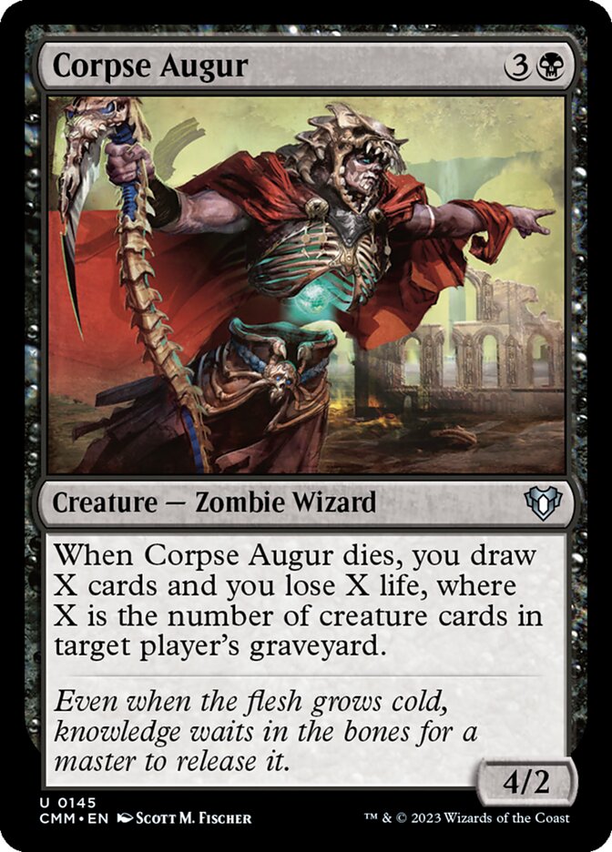 Corpse Augur 145/451 (Commander Masters)  | Chromatic Games