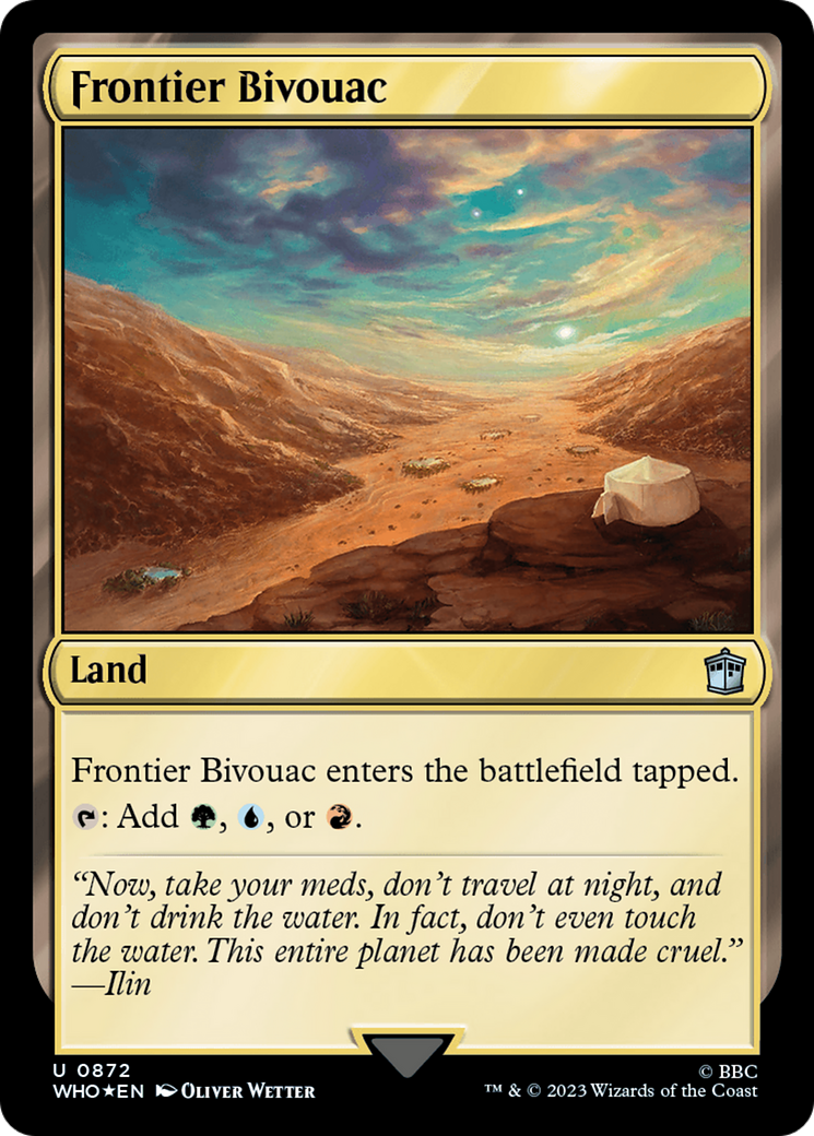 Frontier Bivouac (Surge Foil) [Doctor Who] | Chromatic Games