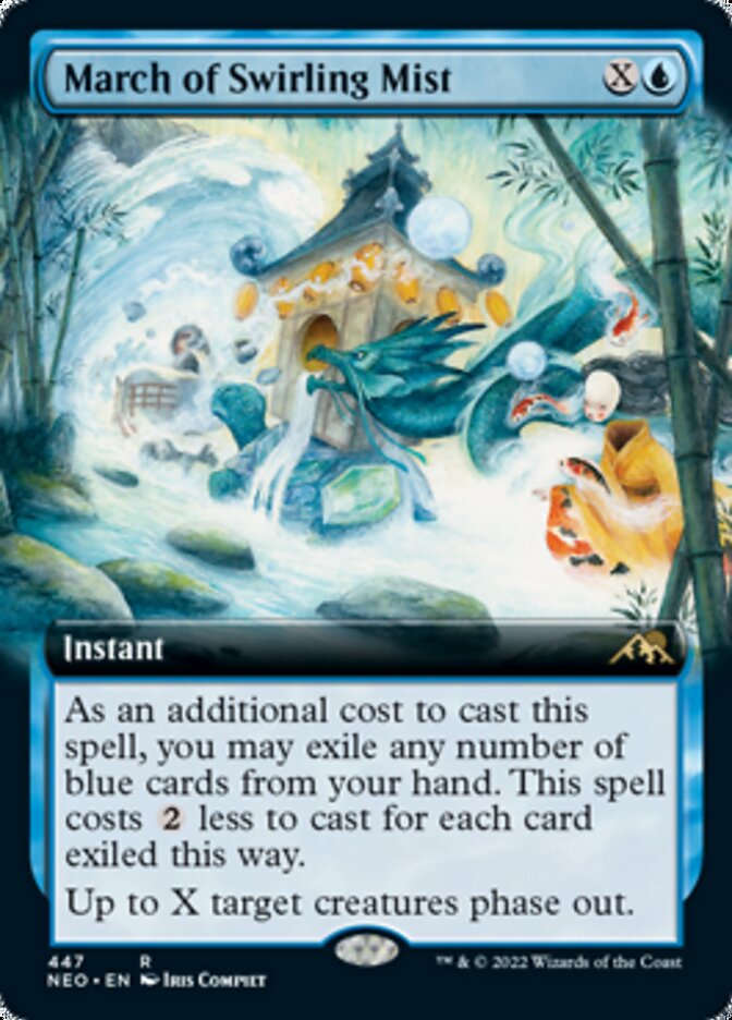 March of Swirling Mist (Extended Art) [Kamigawa: Neon Dynasty] | Chromatic Games