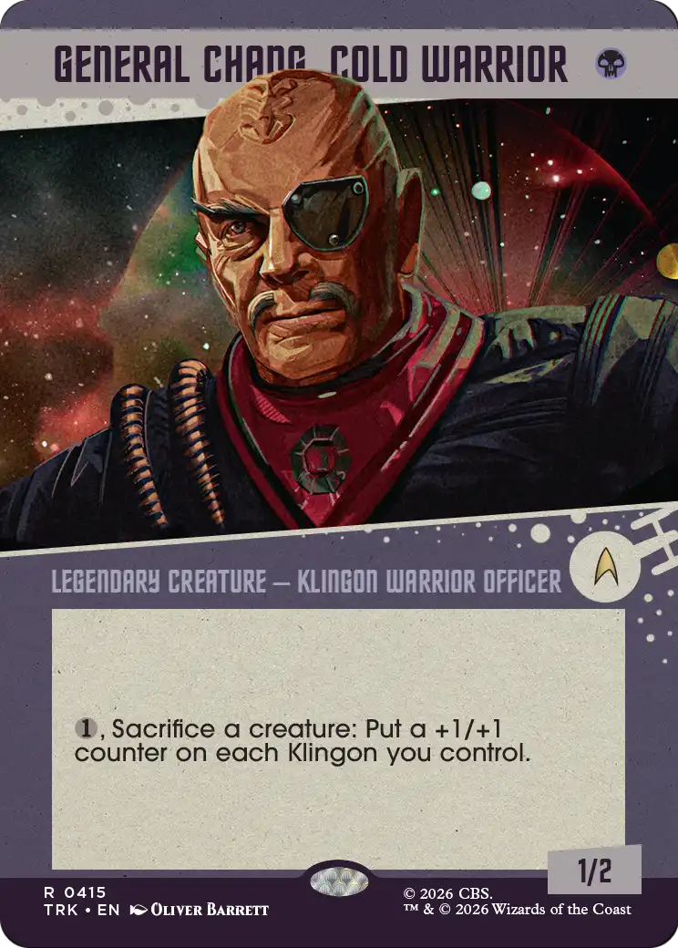General Chang, Cold Warrior (0415) (Showcase) [Star Trek] | Chromatic Games