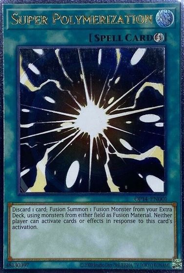 Super Polymerization [OP14-EN001] Ultimate Rare | Chromatic Games