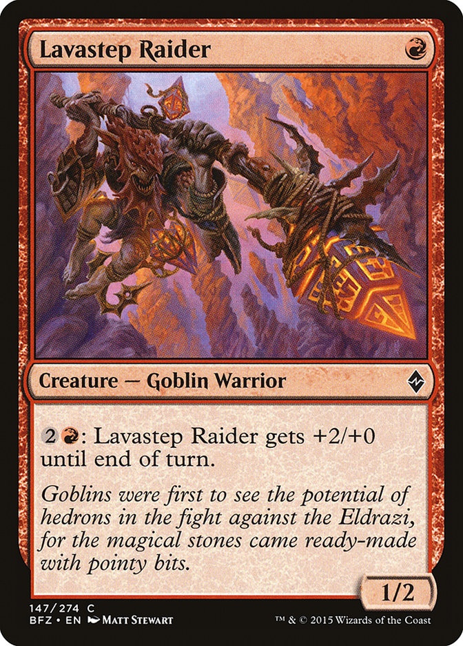 Lavastep Raider 147/274 (Battle for Zendikar)  | Chromatic Games