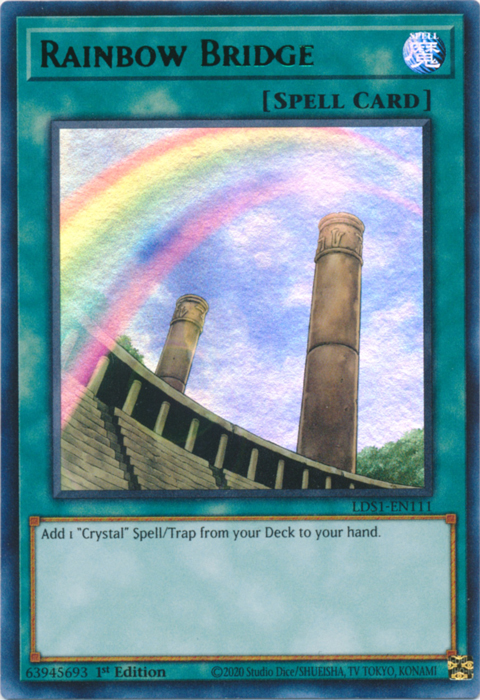Rainbow Bridge (Green) [LDS1-EN111] Ultra Rare | Chromatic Games