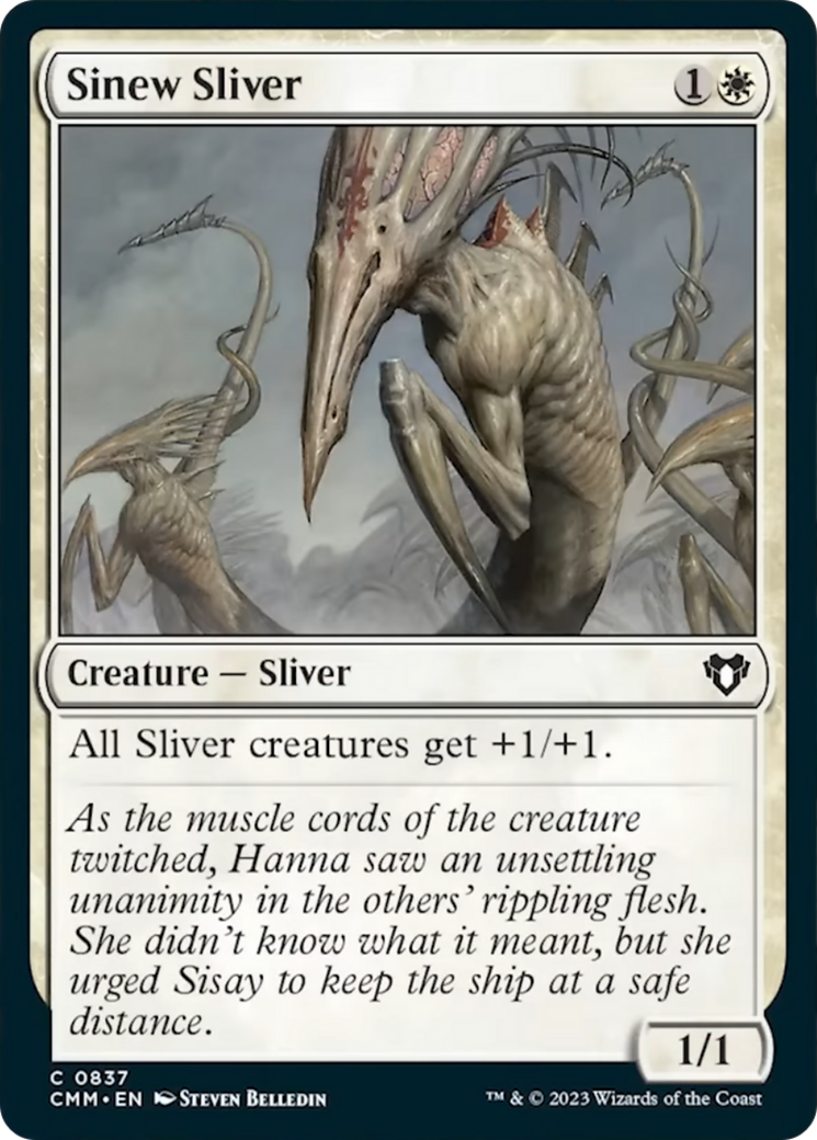 Sinew Sliver [Commander Masters] | Chromatic Games