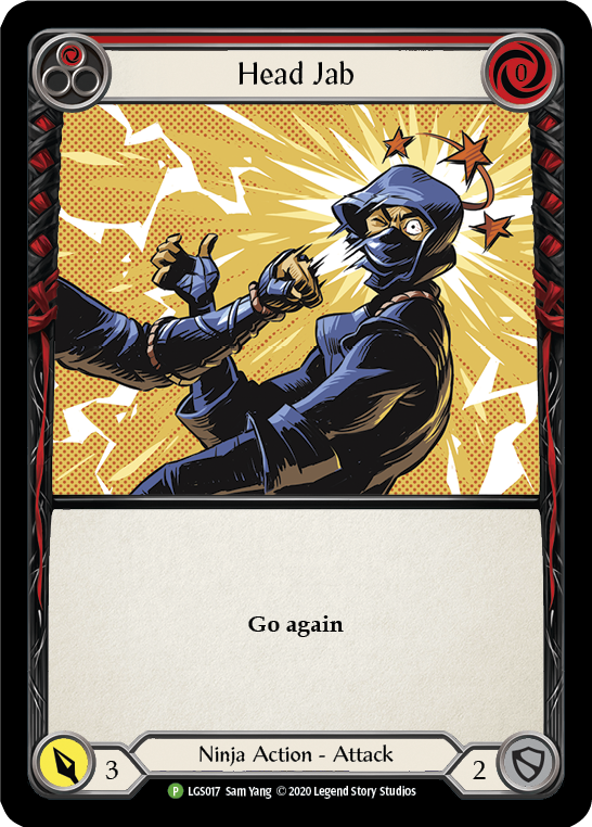 Head Jab (Red) [LGS017] (Promo)  Rainbow Foil | Chromatic Games