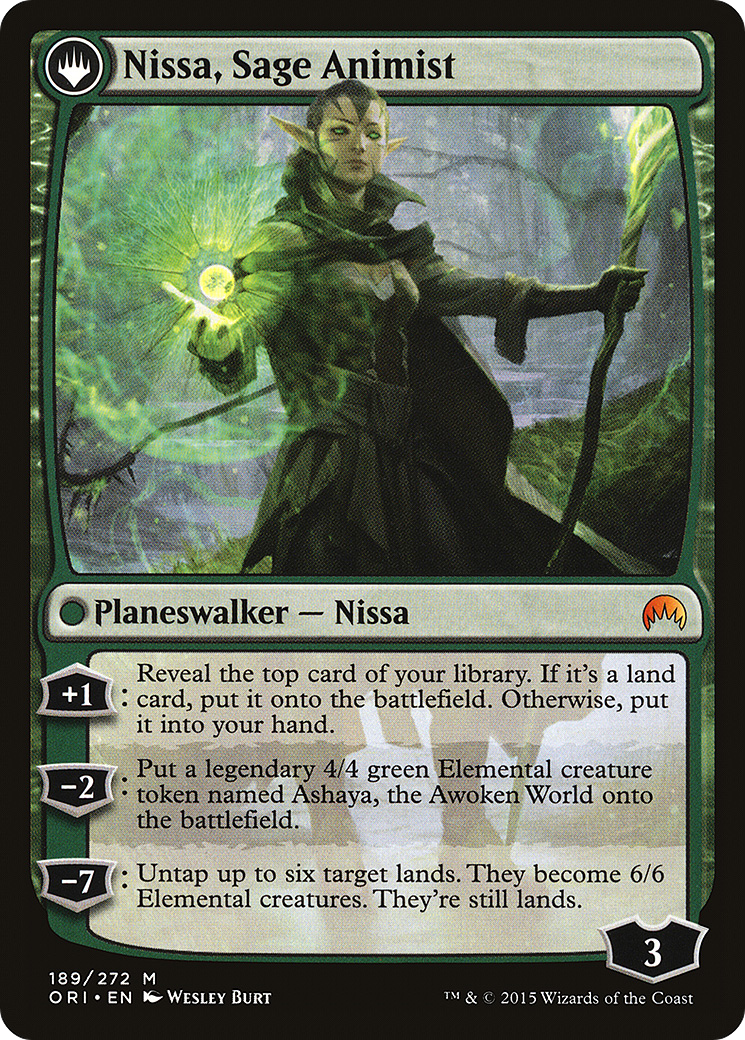 Nissa, Vastwood Seer // Nissa, Sage Animist [Secret Lair: From Cute to Brute] | Chromatic Games