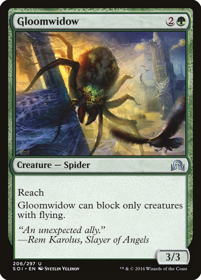 Gloomwidow 206/297 (Shadows over Innistrad)  | Chromatic Games