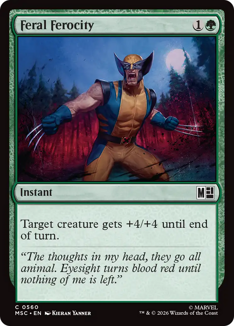 Feral Ferocity [Marvel Super Heroes Commander] | Chromatic Games