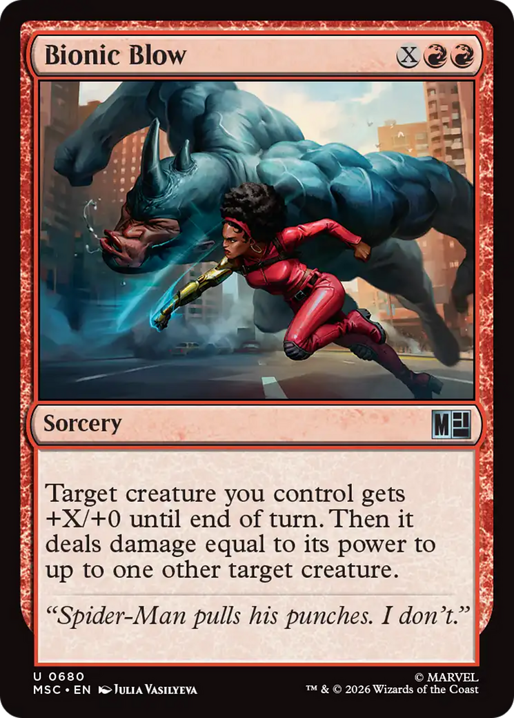 Bionic Blow [Marvel Super Heroes Commander] | Chromatic Games