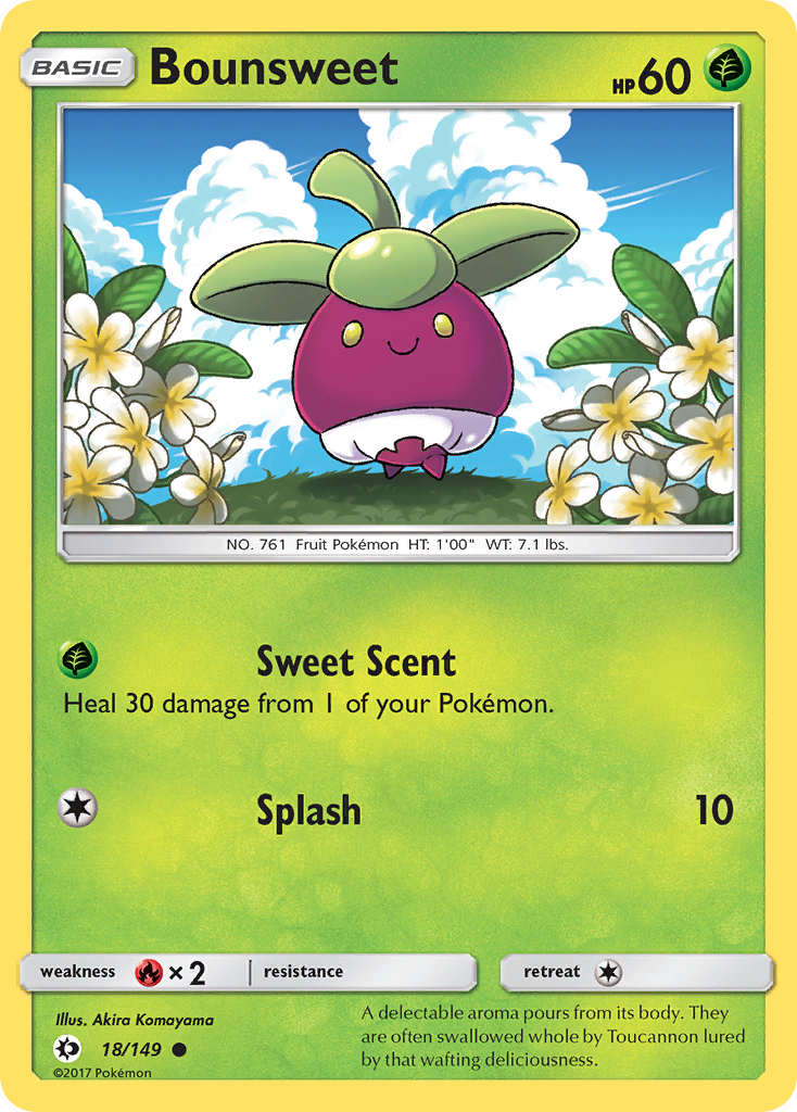 Bounsweet (18/149) [Sun & Moon: Base Set] | Chromatic Games