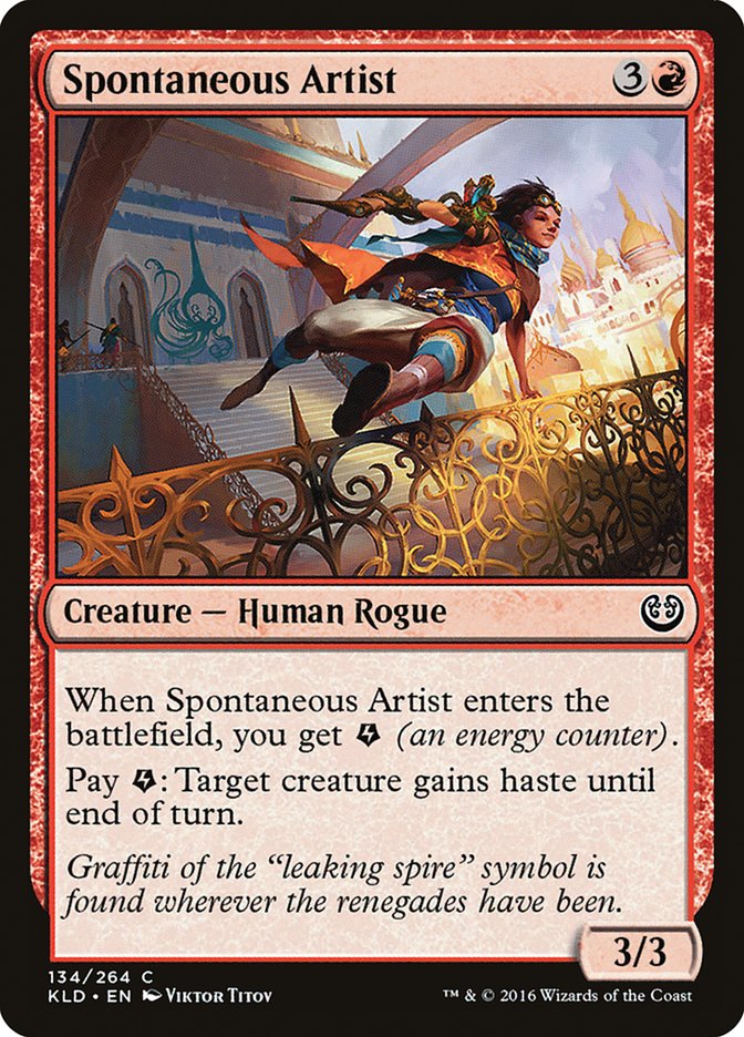 Spontaneous Artist [Kaladesh] | Chromatic Games