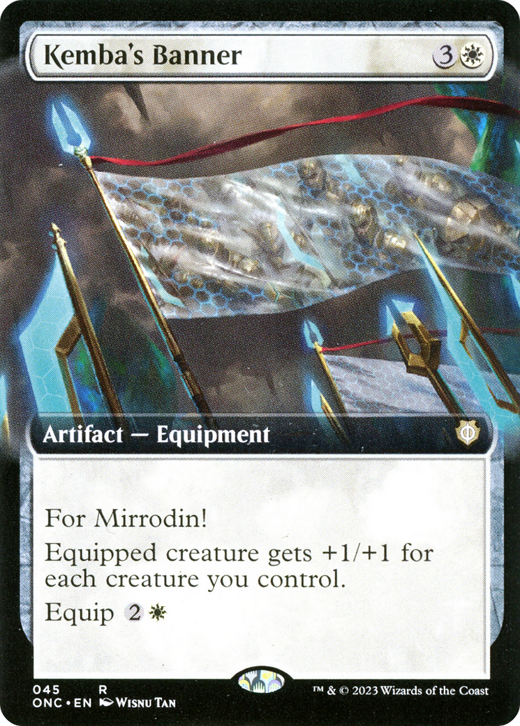 Kemba's Banner (Extended Art) [Phyrexia: All Will Be One Commander] | Chromatic Games