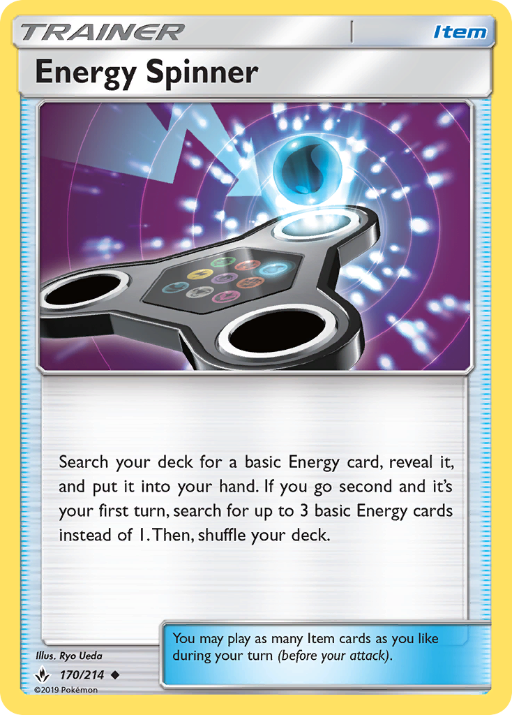 Energy Spinner (170/214) [Sun & Moon: Unbroken Bonds] | Chromatic Games