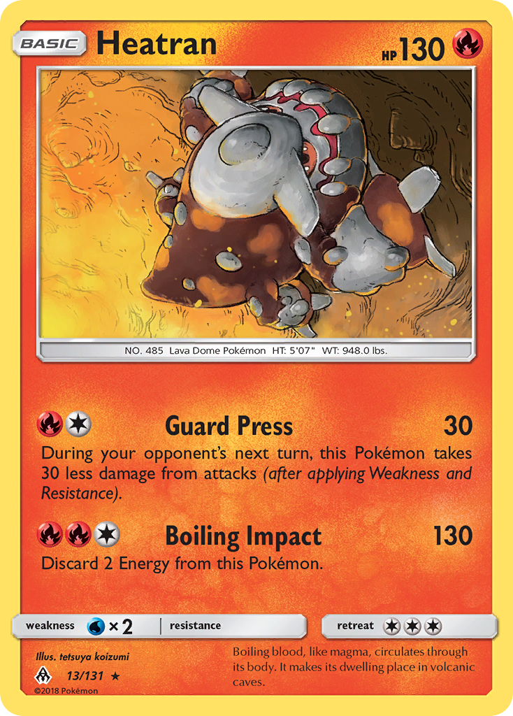 Heatran (13/131) [Sun & Moon: Forbidden Light] | Chromatic Games