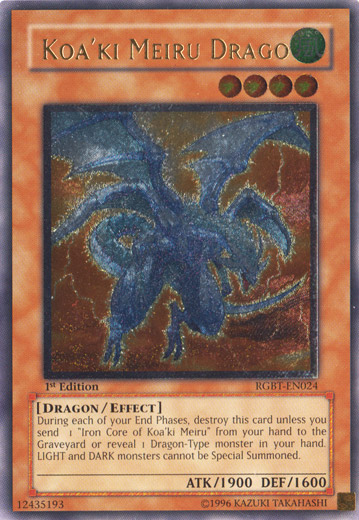 Koa'ki Meiru Drago [RGBT-EN024] Ultimate Rare | Chromatic Games