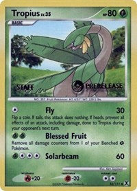 Tropius (52/111) (Staff Prerelease Promo) [Nintendo: Black Star Promos] | Chromatic Games