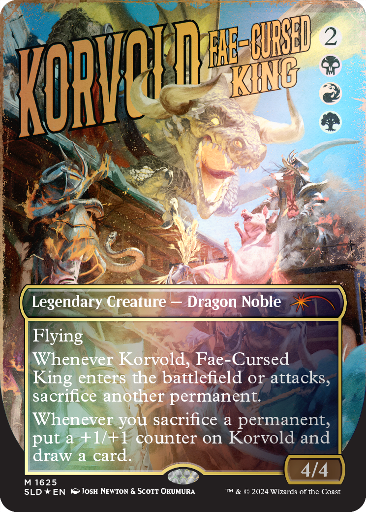 Korvold, Fae-Cursed King (Rainbow Foil) [Secret Lair Drop Series] | Chromatic Games