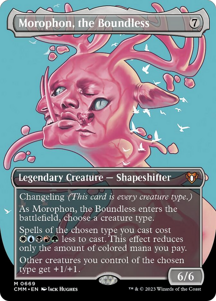 Morophon, the Boundless (Borderless Profile) [Commander Masters] | Chromatic Games