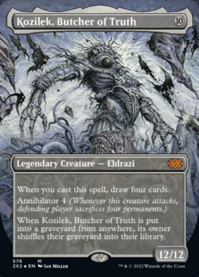 Kozilek, Butcher of Truth (Textured Foil) [Double Masters 2022] | Chromatic Games