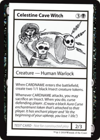 Celestine Cave Witch (2021 Edition) [Mystery Booster Playtest Cards] | Chromatic Games