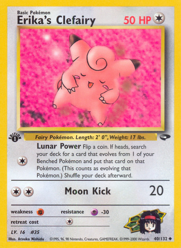 Erika's Clefairy (40/132) [Gym Challenge 1st Edition] | Chromatic Games