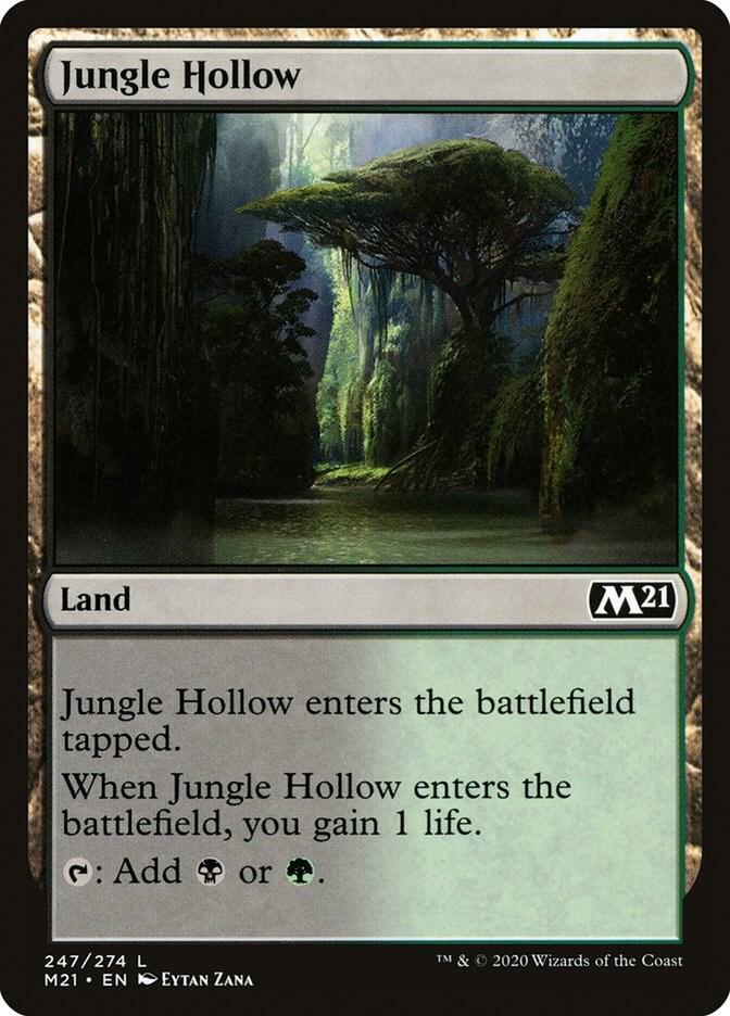Jungle Hollow 247 (Core Set 2021)  - Foil | Chromatic Games